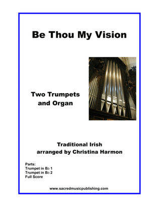 Book cover for Be Thou My Vision - Two Trumpets and Organ