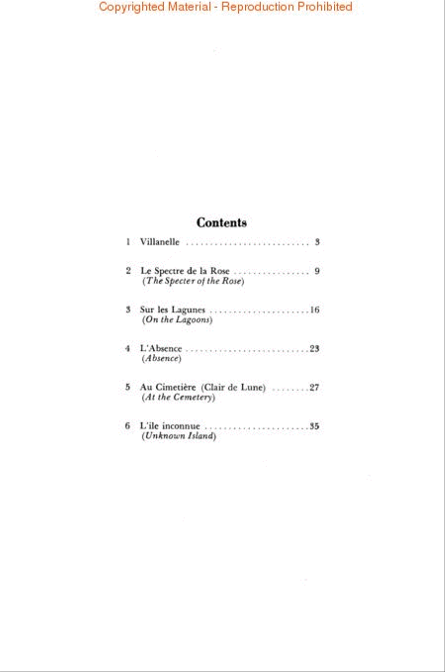 Les nuits d'ete Voice scores gallery preview page 2