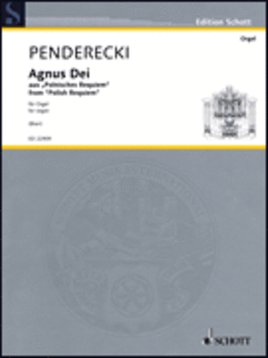 Agnus Dei Organ scores gallery preview page 1