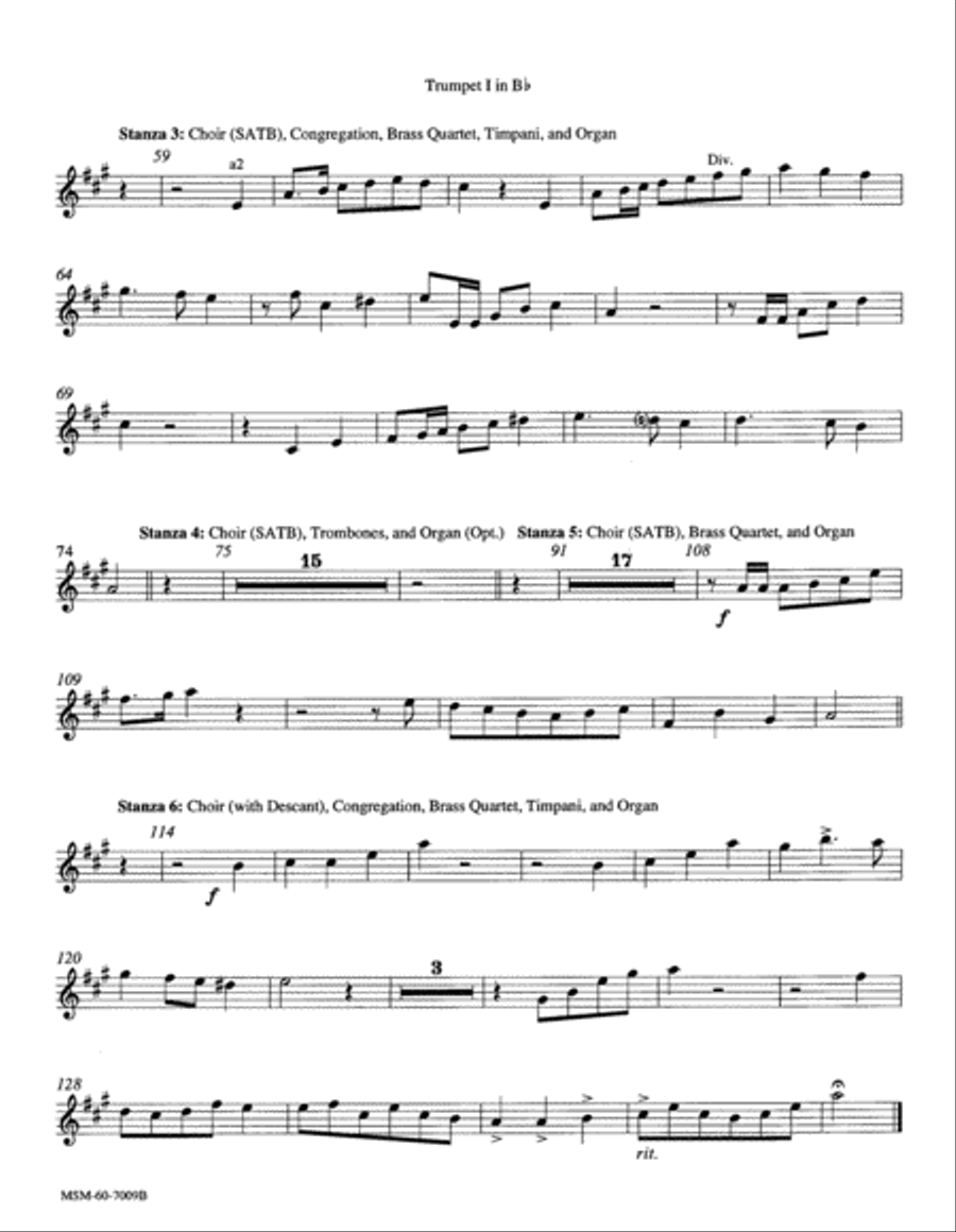 Oh, Worship the King Choir scores gallery preview page 2