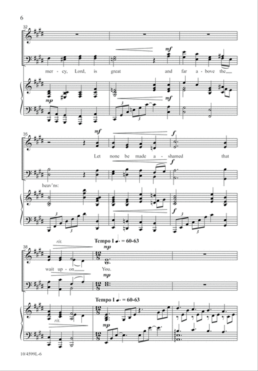 I Will Give You Rest 4-Part scores gallery preview page 6
