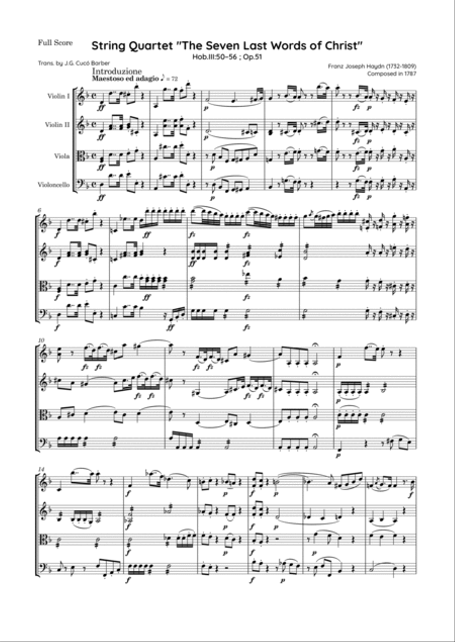 Haydn - String Quartet 
