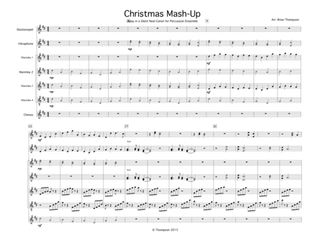Book cover for Christmas Mash-up For Percussion Ensemble