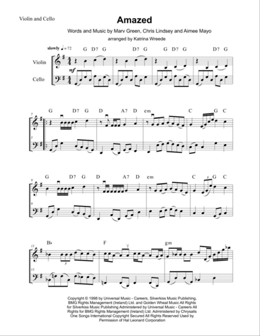Amazed Set of Parts scores gallery preview page 1