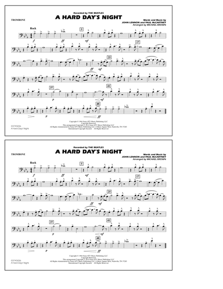 A Hard Day's Night - Trombone