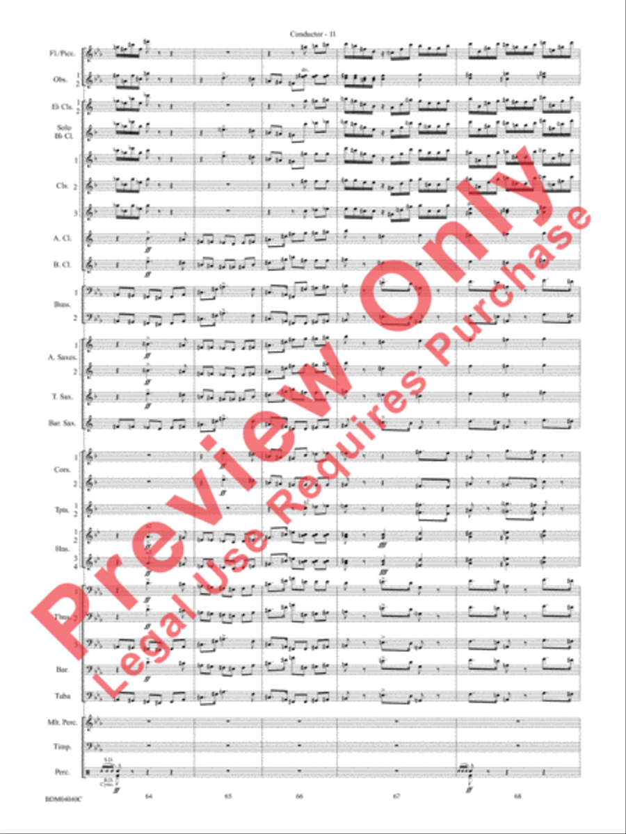 Overture 1812 Overture 1812 Concert Band scores gallery preview page 12