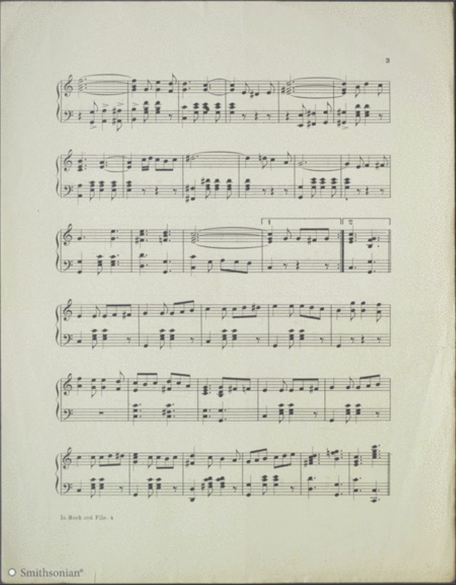 In Rank And File In Rank And File Piano Solo scores gallery preview page 3