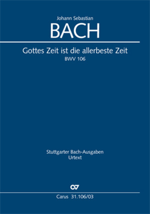 Book cover for God's own time is the time appointed (Gottes Zeit ist die allerbeste Zeit)