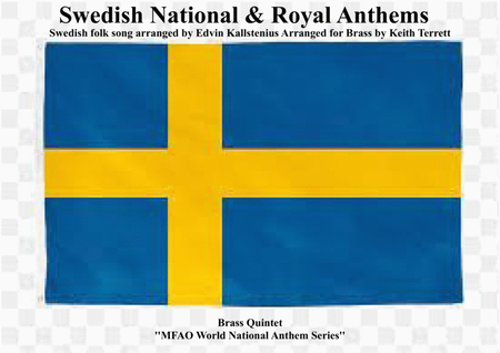 Swedish National & Royal Anthems for Brass Quintet (MFAO World National Anthem Series image number null