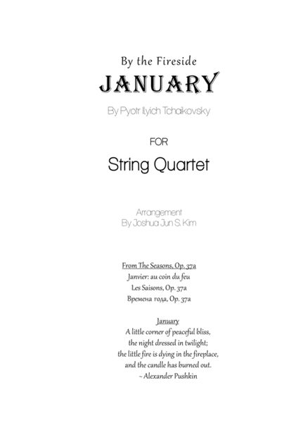 January for String Quartet image number null