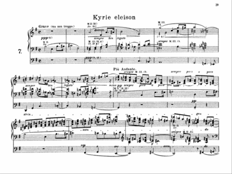 Reger: Organ Works, Op. 59 Organ scores gallery preview page 1