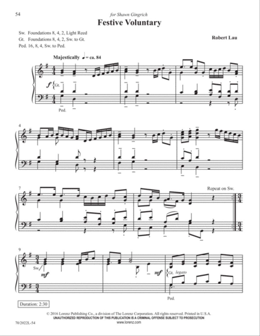 Easy Organ Library, Vol. 61 Organ Solo scores gallery preview page 21