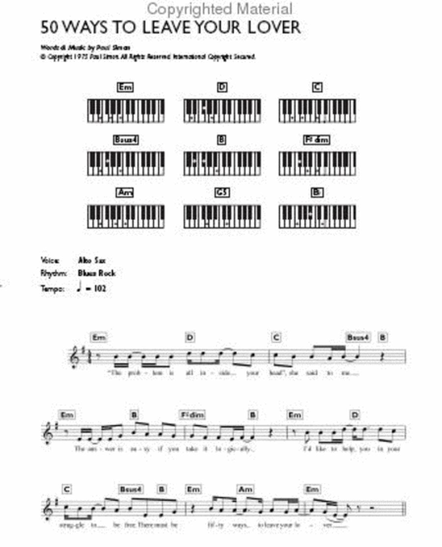 Paul Simon - Easiest Keyboard Collection