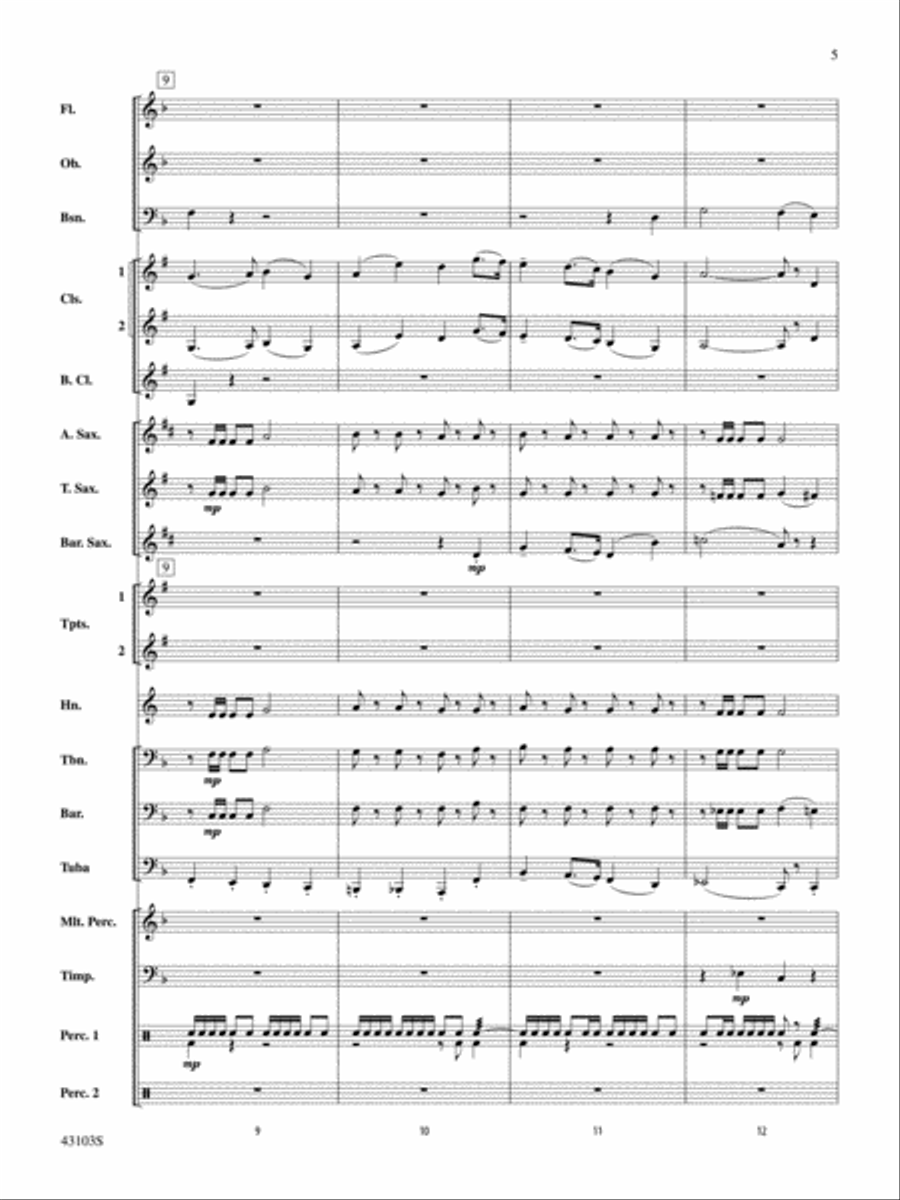 The Silver Quill: Score Concert Band scores gallery preview page 5