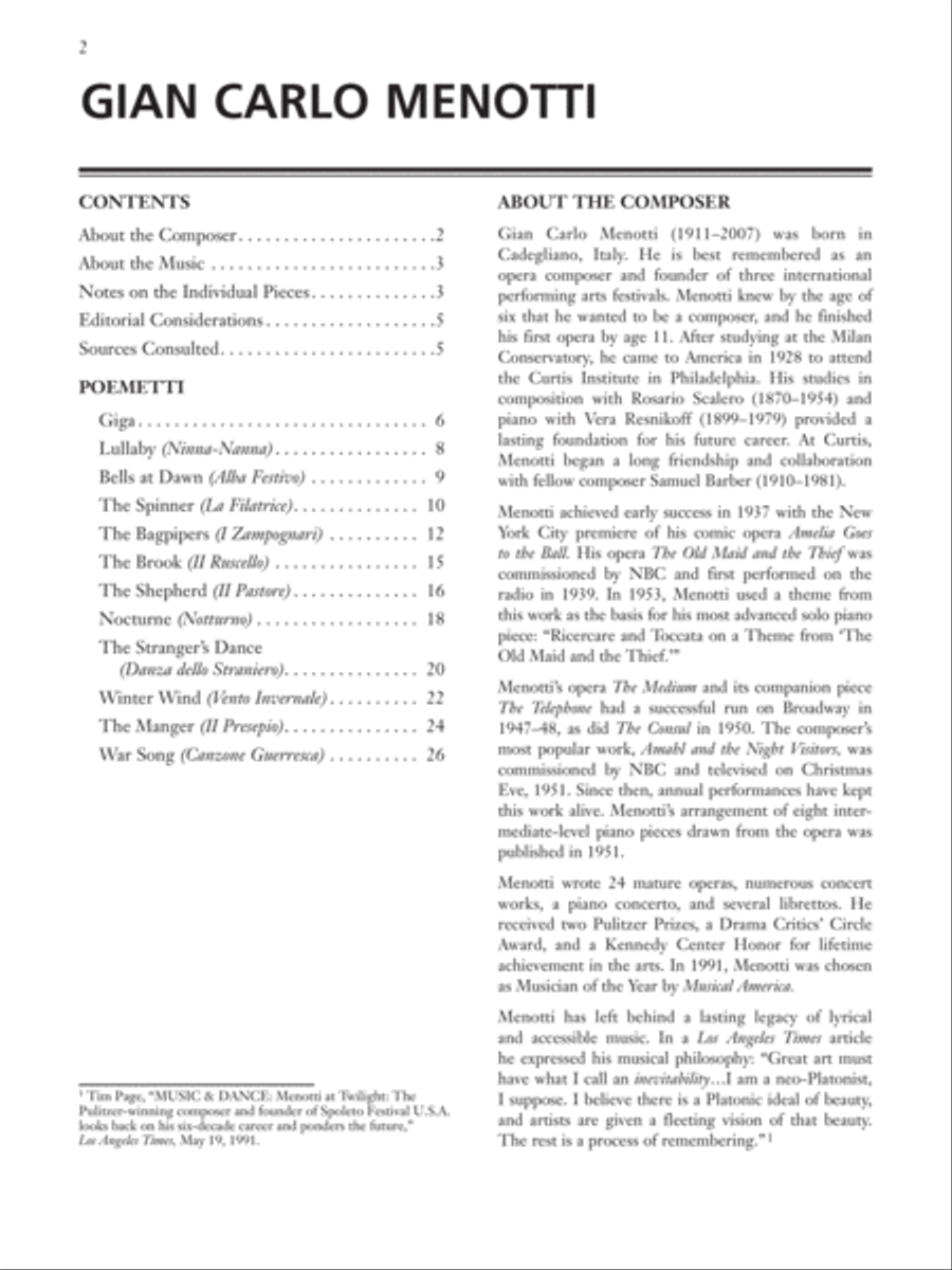 Poemetti Poemetti Piano Solo scores gallery preview page 3