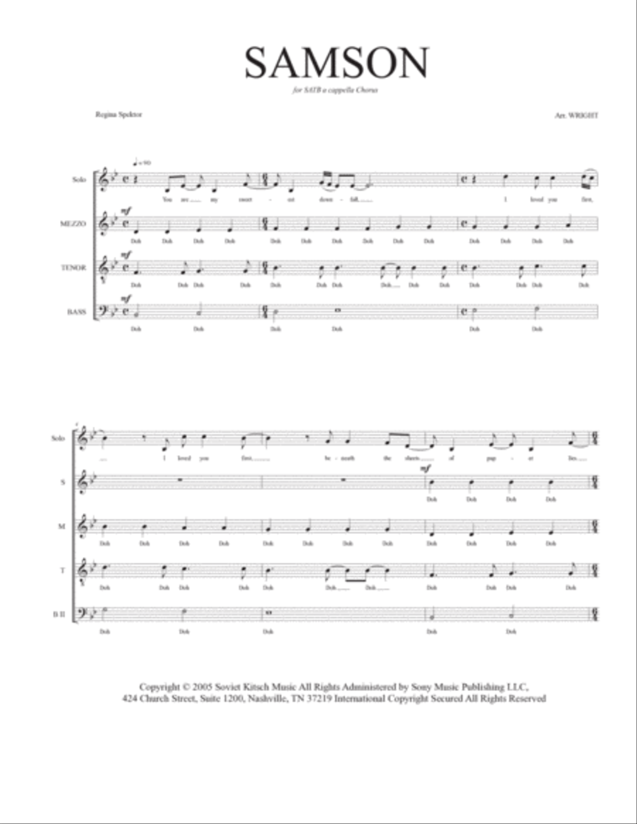 Samson 4-Part scores gallery preview page 2