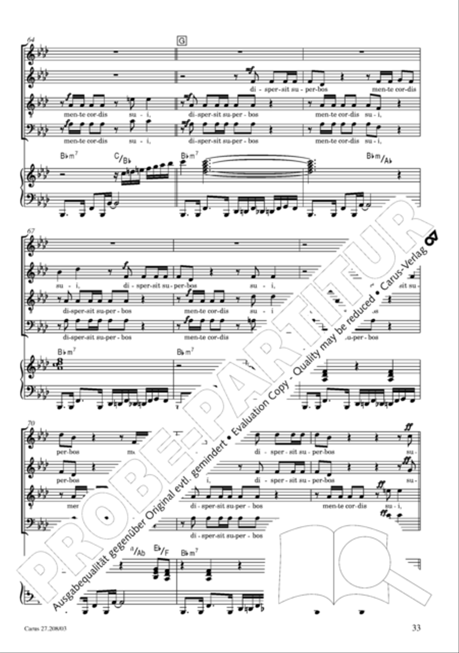 Magnificat 4-Part scores gallery preview page 34