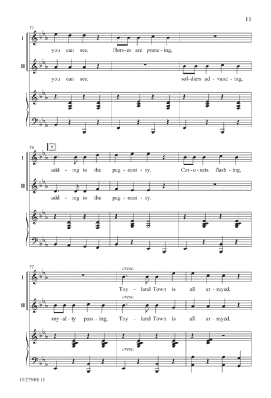 Christmas Toys on Parade Christmas Toys on Parade 2-Part scores gallery preview page 11