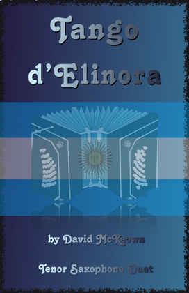 Book cover for Tango d'Elinora, for Tenor Saxophone Duet