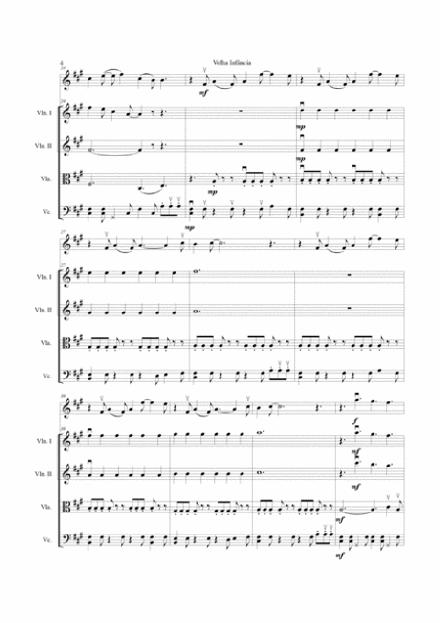 Velha Infancia Large Ensemble scores gallery preview page 4