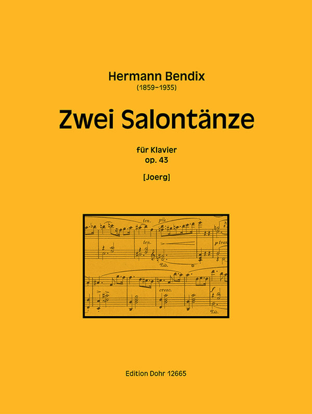 Zwei Salontänze für Klavier op. 43 (Polonaise - Mazurka)