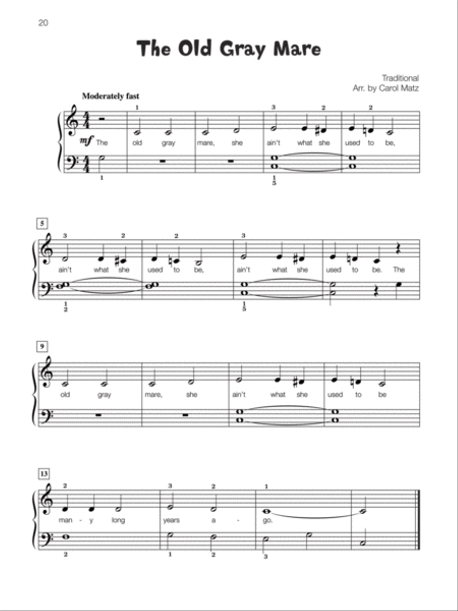 Famous & Fun Favorites, Book 2 Piano Method scores gallery preview page 6