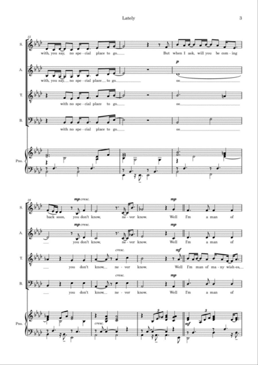 Lately 4-Part scores gallery preview page 3
