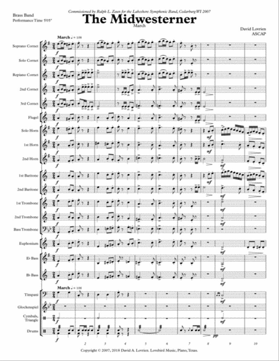 The Midwesterner The Midwesterner Brass Band scores gallery preview page 2