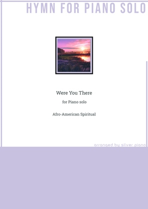 Book cover for Were You There (PIANO HYMN)