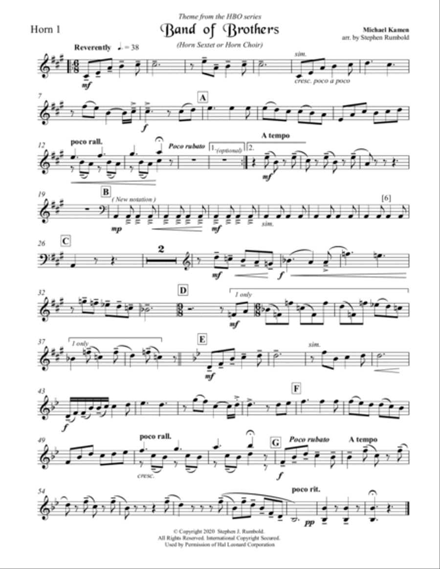 Band Of Brothers - Main Title Chamber Orchestra scores gallery preview page 5