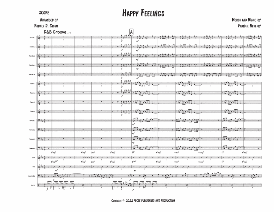 Happy Feelings Jazz Ensemble scores gallery preview page 1