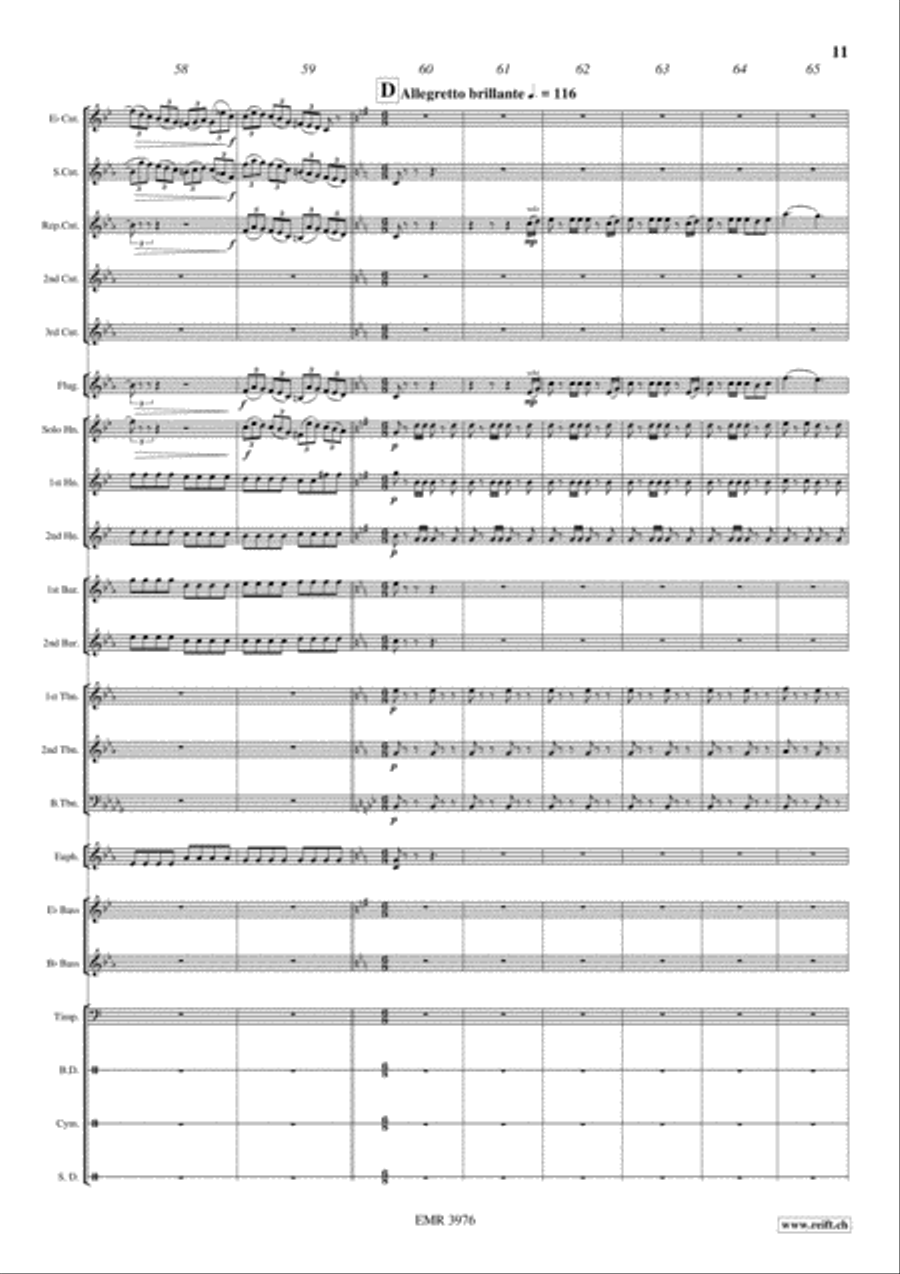 Light Cavalry Light Cavalry Brass Band scores gallery preview page 12
