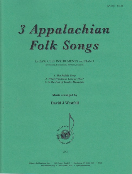 Three Appalachian Folk Songs - Bb or C Instrument, Piano image number null