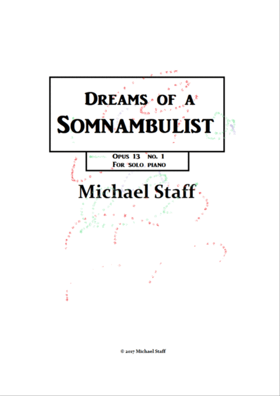 Dreams of a Somnambulist Piano Solo scores gallery preview page 1