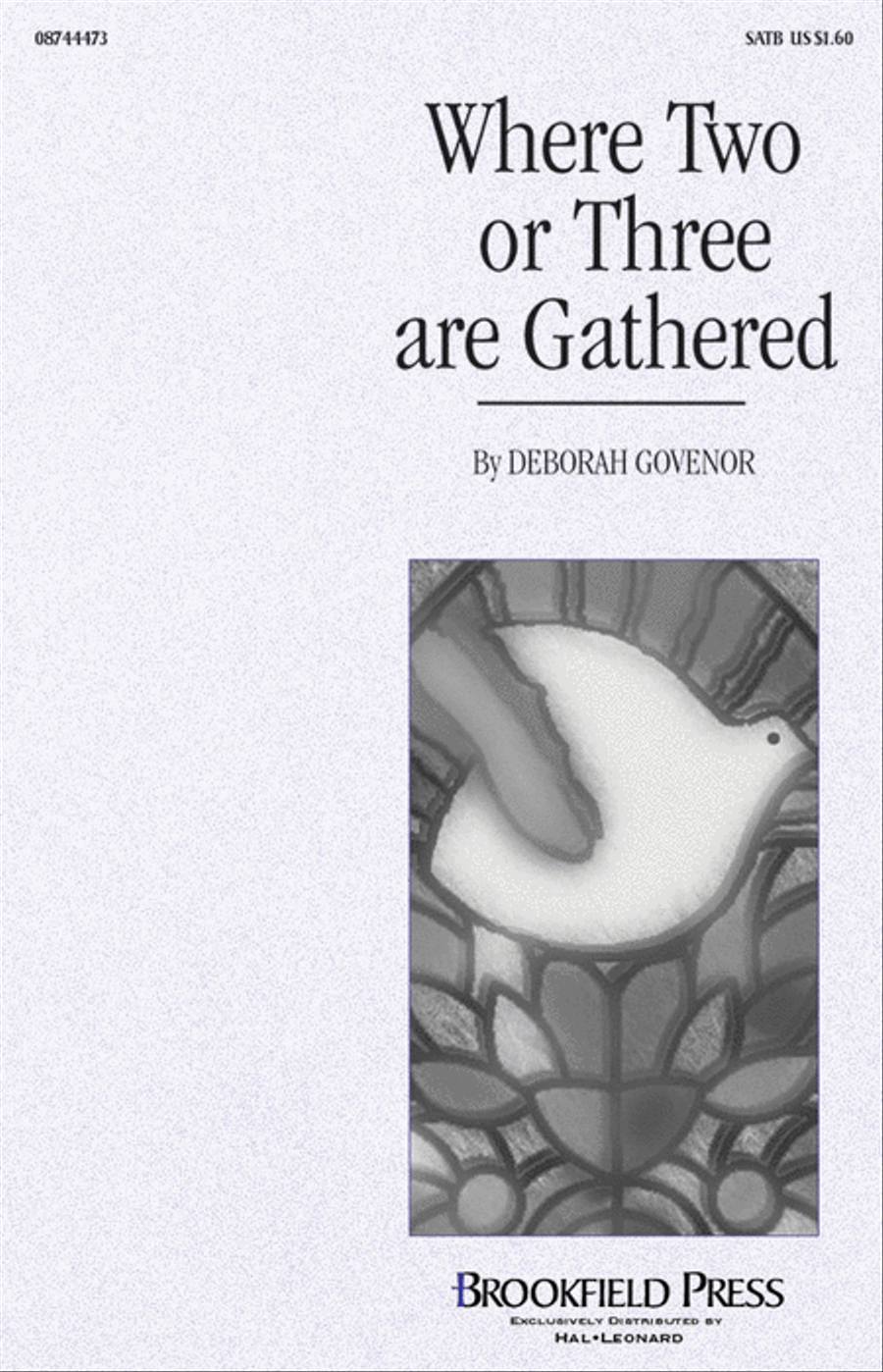 Where Two or Three Are Gathered 4-Part scores gallery preview page 1