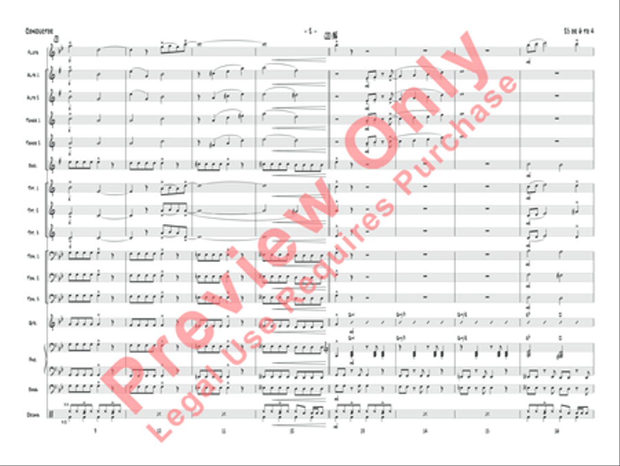 25 or 6 to 4 Jazz Ensemble scores gallery preview page 15