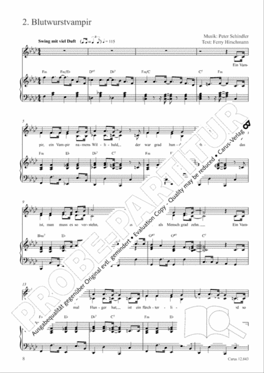Gruselsongs, Band 1 Gruselsongs, Band 1 Score scores gallery preview page 9