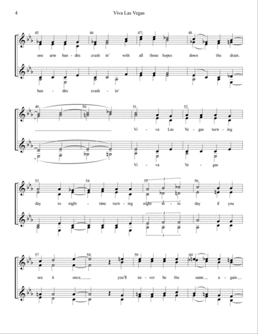 Viva Las Vegas from VIVA LAS VEGAS SSAA scores gallery preview page 4