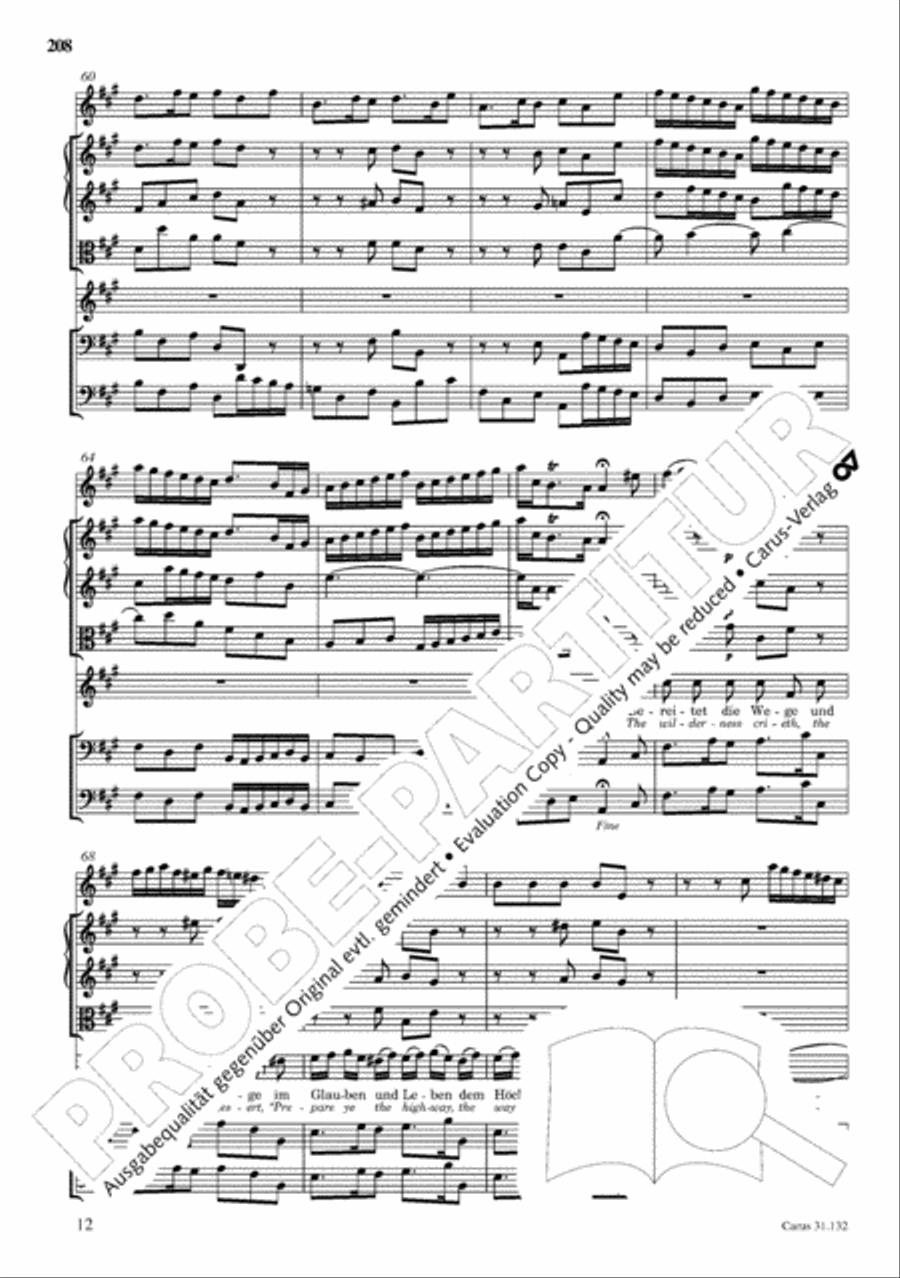 The Complete Sacred Vocal Works (Das geistliche Vokalwerk) Voice scores gallery preview page 209