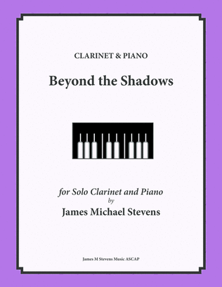 Book cover for Beyond the Shadows - Clarinet & Piano