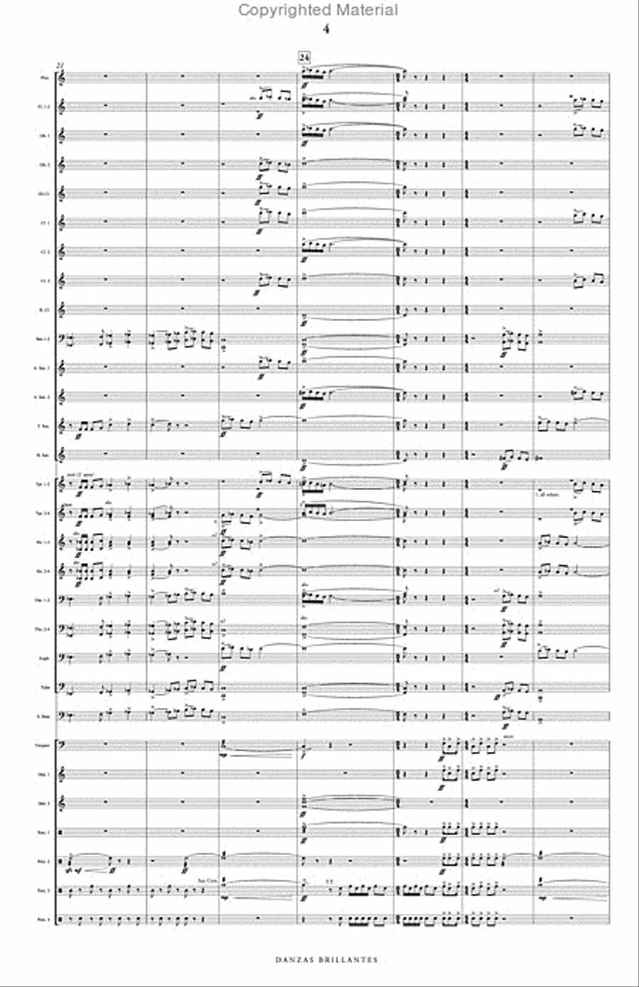Danzas Brillantes Danzas Brillantes Concert Band scores gallery preview page 5