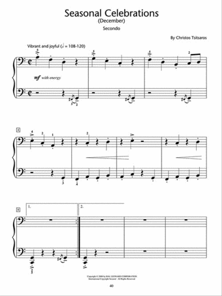 Throughout the Year Piano Method scores gallery preview page 4