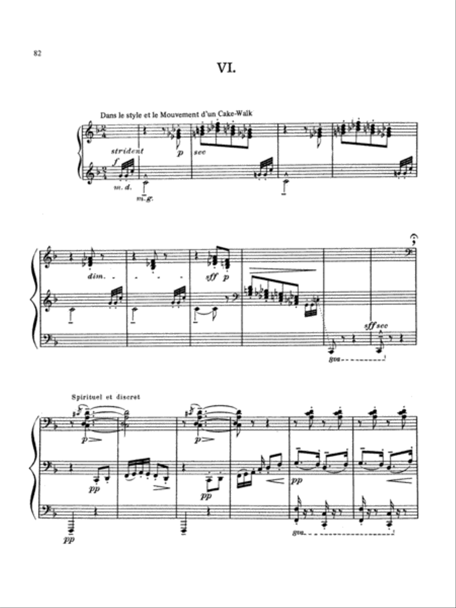 Debussy: Prelude - Book II, No. 6 Piano Solo scores gallery preview page 1