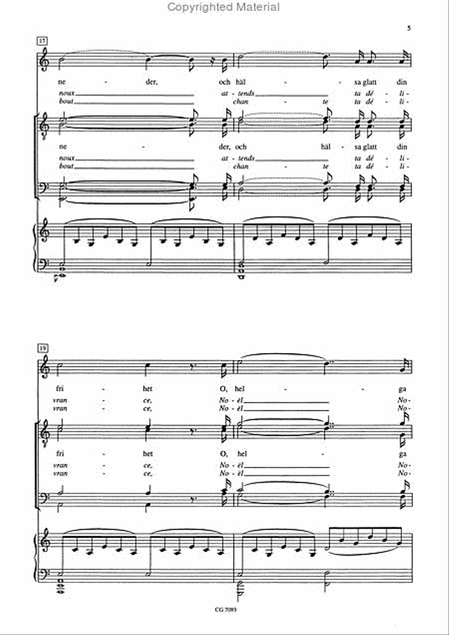 Julsang TTBB scores gallery preview page 3