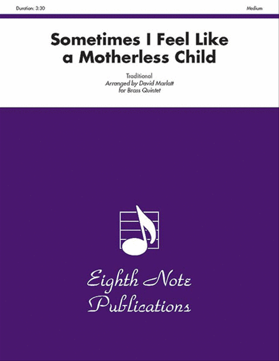 Sometimes I Feel Like a Motherless Child Brass Quintet scores gallery preview page 1