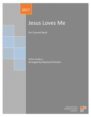 Book cover for Jesus Loves Me (for Concert Band)