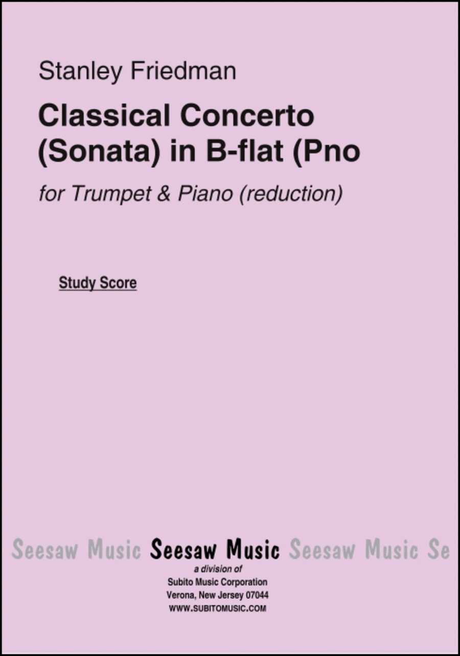 Classical Concerto (Sonata) in B-flat Major