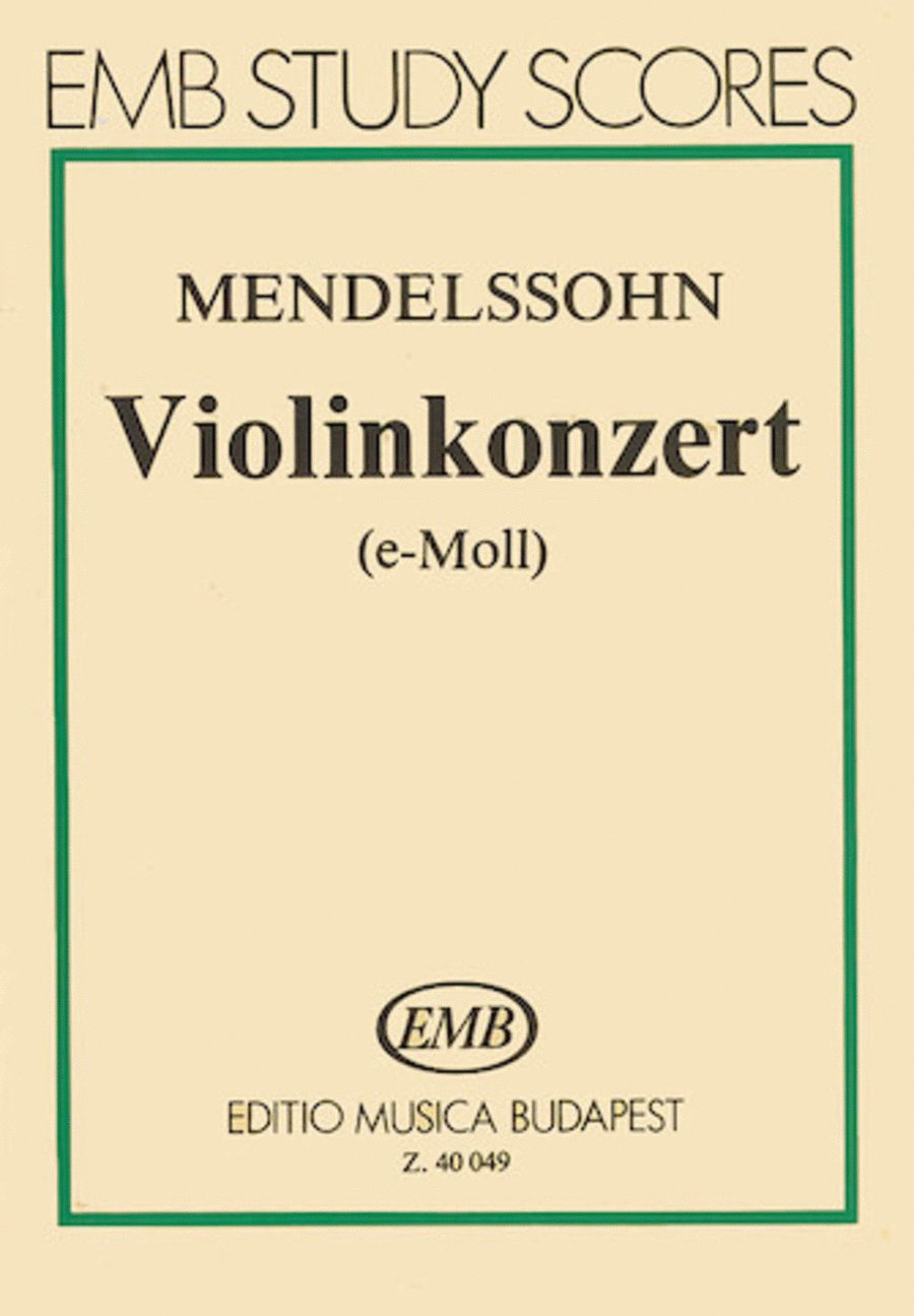 Concerto for Violin and Orchestra in E Minor, Op. 64