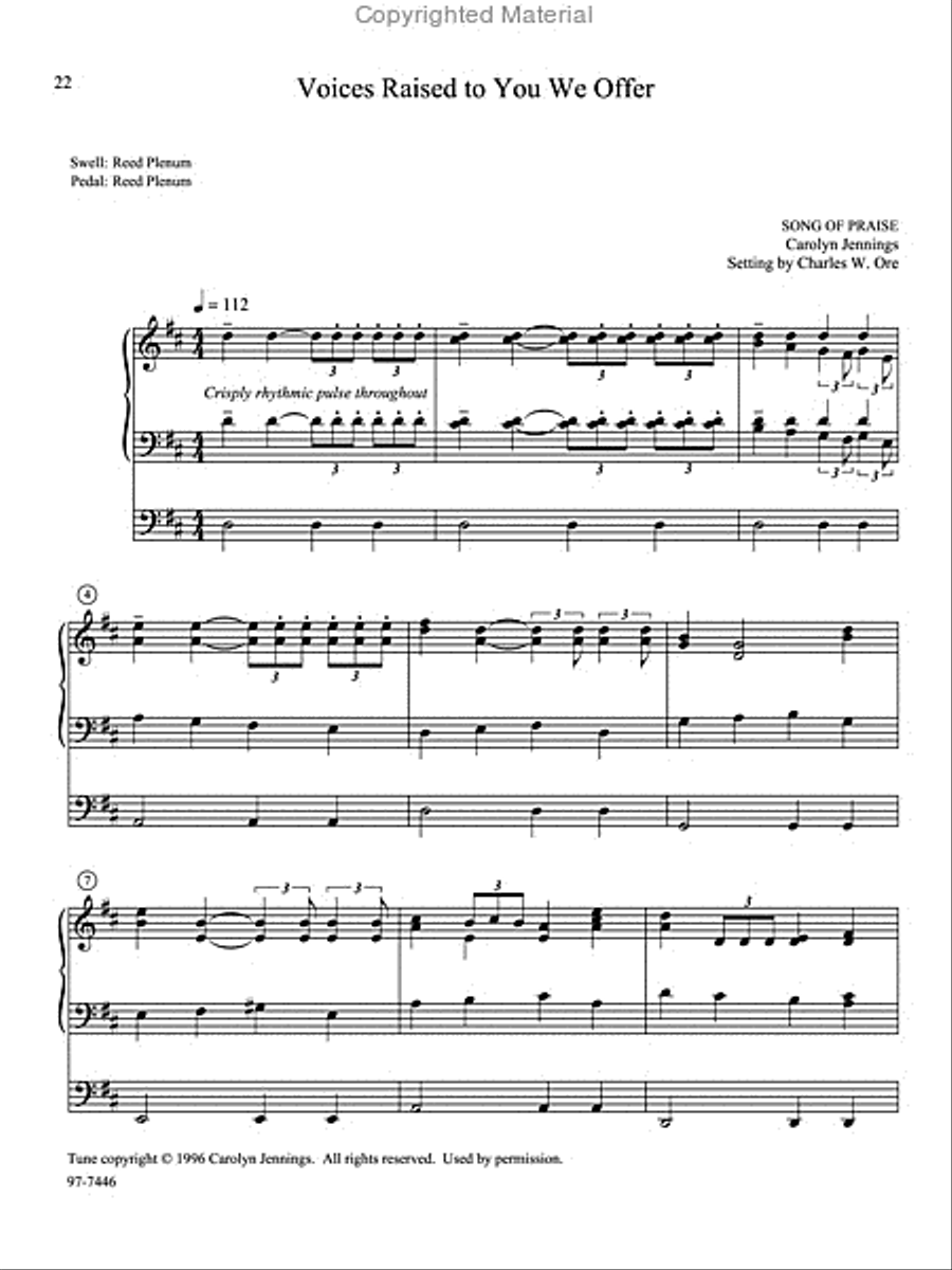 Eleven Compositions for Organ, Set IX Organ scores gallery preview page 8