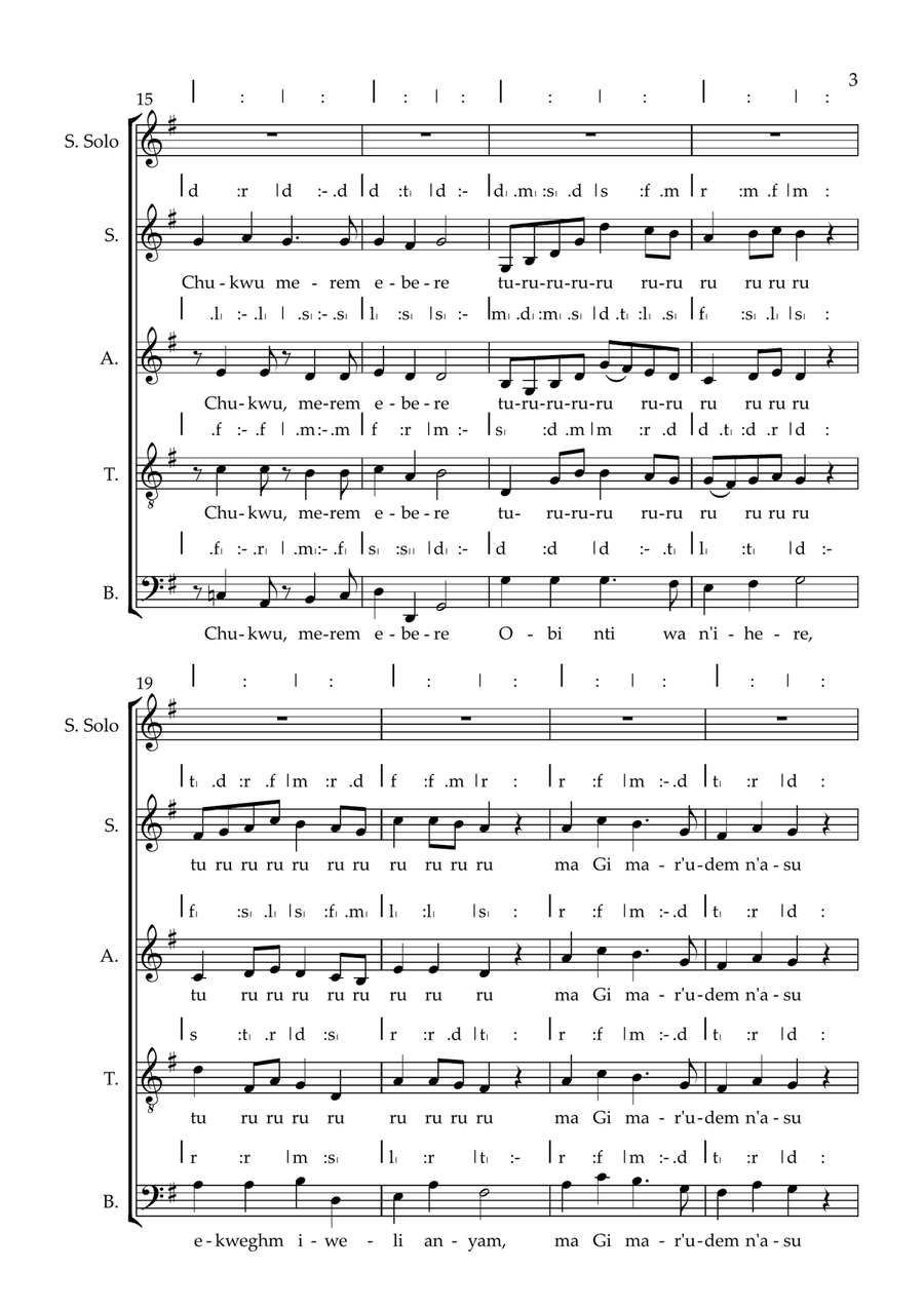 Mu di Njo Nacho Ngozi _ Jisike Asula Ngongo 4-Part scores gallery preview page 3